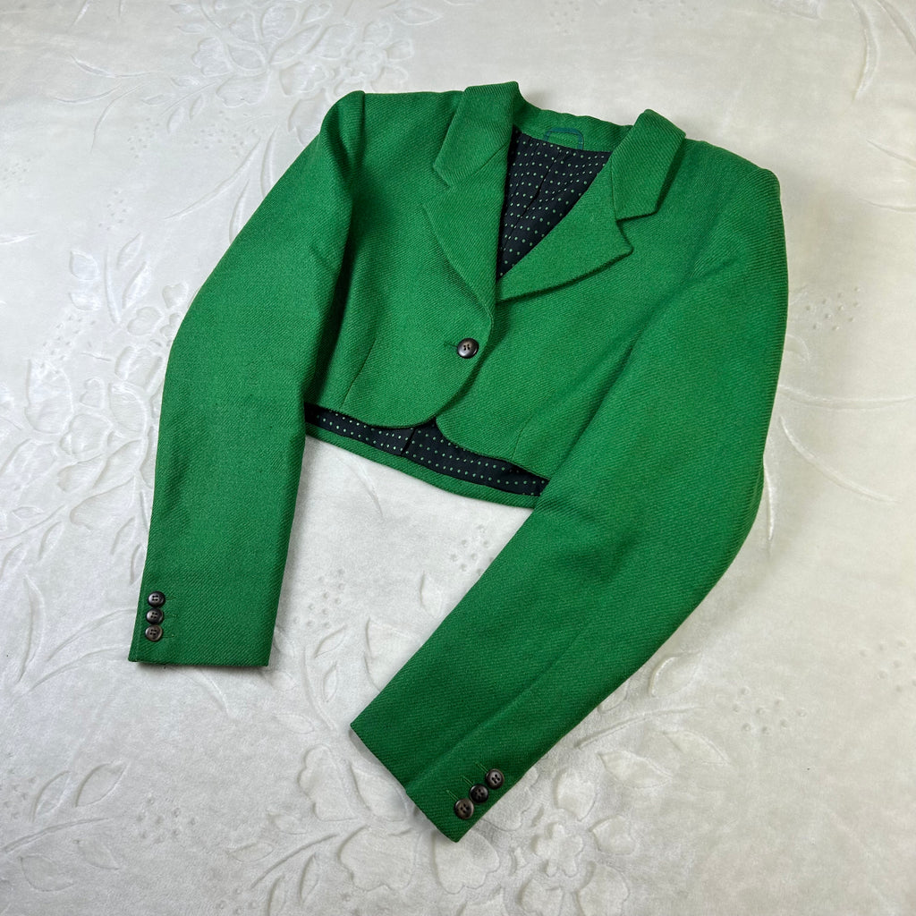 Completo Vintage da donna Sportmax Verde Made in Italy (42-S)