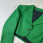 Completo Vintage da donna Sportmax Verde Made in Italy (42-S)