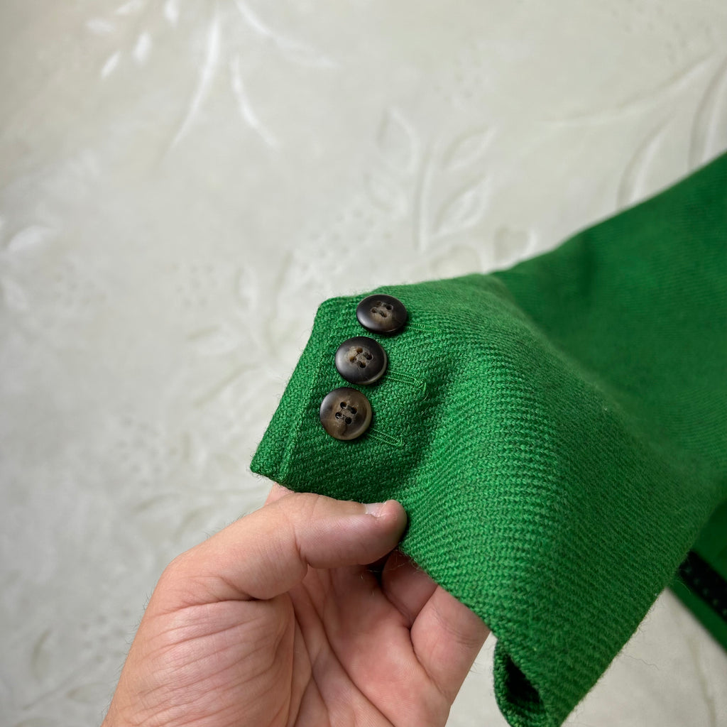 Completo Vintage da donna Sportmax Verde Made in Italy (42-S)