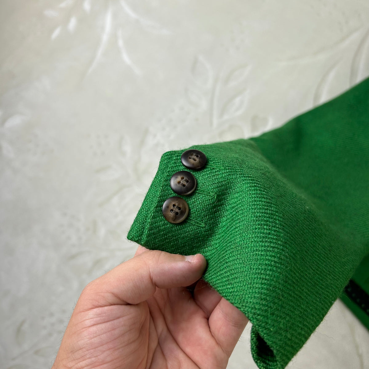 Completo Vintage da donna Sportmax Verde Made in Italy (42-S)