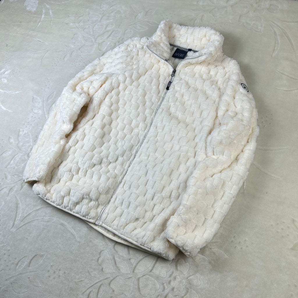 Giacca da donna Basile in Ecopelliccia Bianca (L)