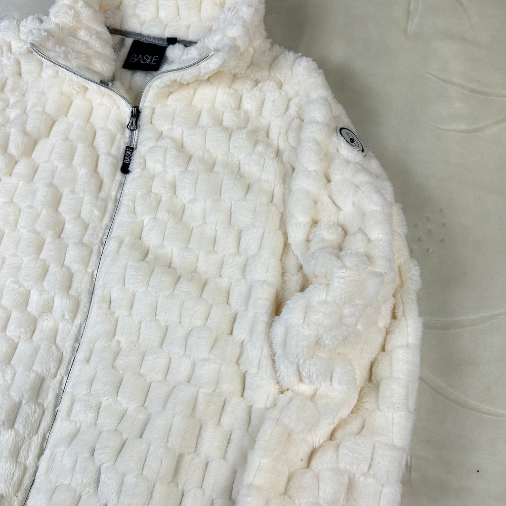 Giacca da donna Basile in Ecopelliccia Bianca (L)