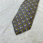 Cravatta Pura Seta 100% Made in Italy fantasia geometrica