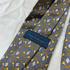 Cravatta Pura Seta 100% Made in Italy fantasia geometrica
