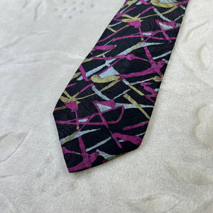 Cravatta By Romagnoli 100% Seta Fantasia Astratta Made in Italy