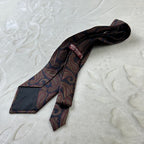 Cravatta Diego Palazzo Milano 100% Seta Paisley Blu Bordeaux Made in Italy