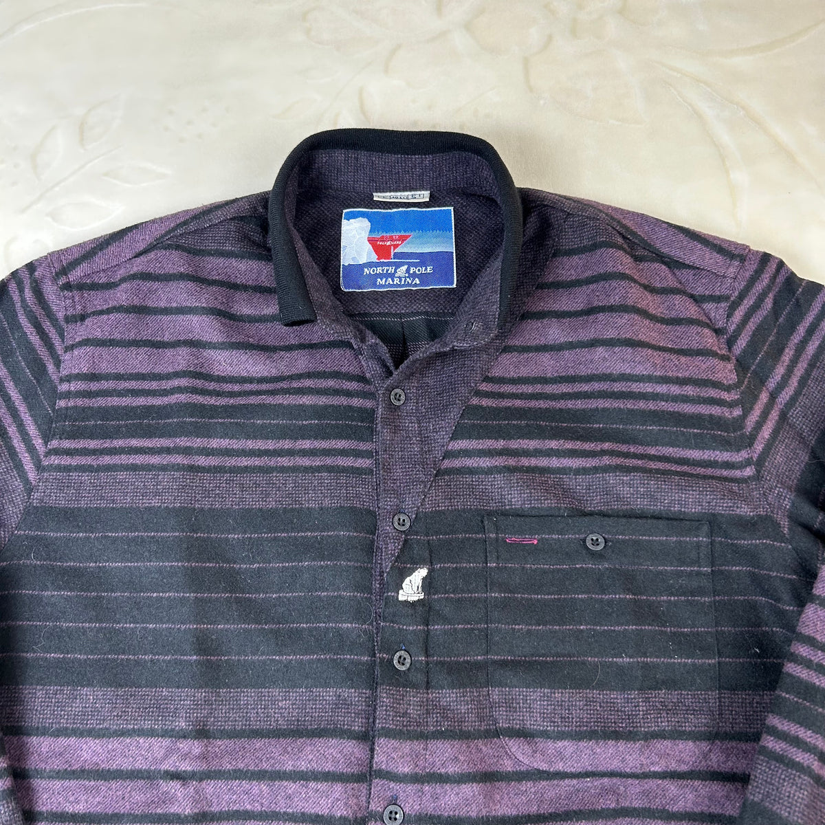 Camicia da uomo North Pole Marina Vintage (L)