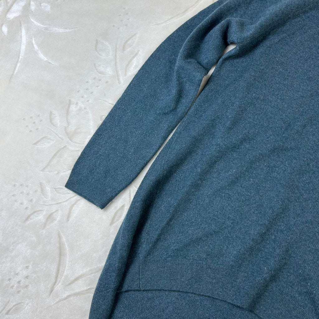 Maglione Florentine Flowers 100% Cashmere Verde Petrolio 48 (L)