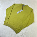 Maglione Florentine Flowers 100% Cashmere Verde Lime 48 (L)